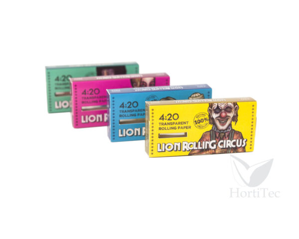 papel lion rolling circus transparente