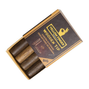 Filtro wooden tip big (1 u) yellow finger