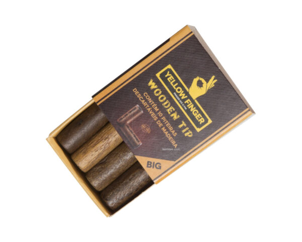 Filtro wooden tip big (1 u) yellow finger