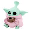 ALIEN-2.jpg Bong de Silicona Alien Rosa con Piezas Desmontables 13cm