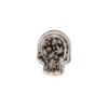 cenicero cristal calavera hojas