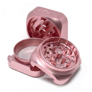 Krush Kube 3.0 Grinder Aluminio Gold Rose 3 Piezas – 55mm