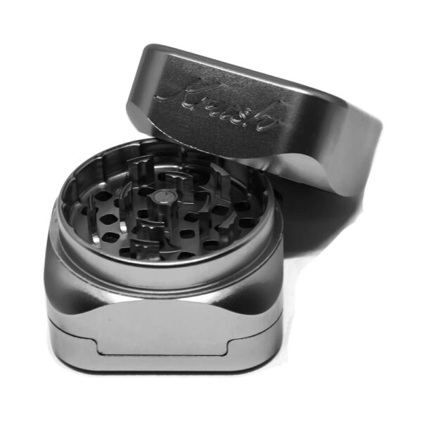 krush kube grinder aluminio negro