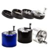 Grinder Amsterdam 4 partes con tapa transparente y manivela