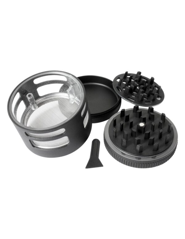 Grinder Magnético Oso de 4 Partes - 63mm - Negro