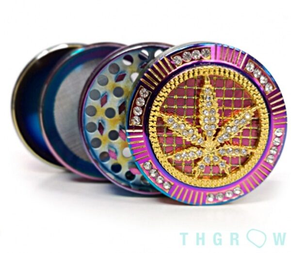 grinder bling bling hoja cannabis