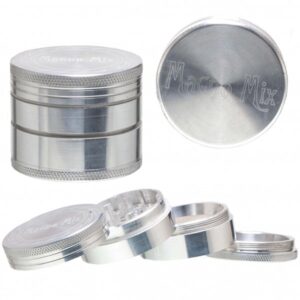 Magno Mix Grinder 4 Partes diseño en aluminio grabado