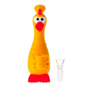 POL.jpg Bong Silicona Pollo Naranja 18cm