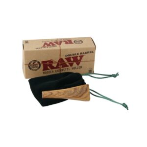 RAW doble portacigarrilos de madera King Size