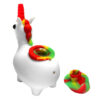unicornio blanco pipa silicona