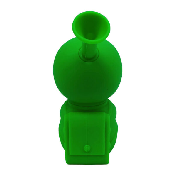 astro2.jpg Bong de Silicona Astronauta Verde 15cm