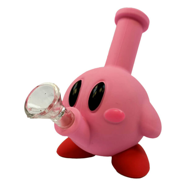 bonita.jpg Bong de Silicona Bonita Criatura Rosa con Piezas Desmontables 14cm