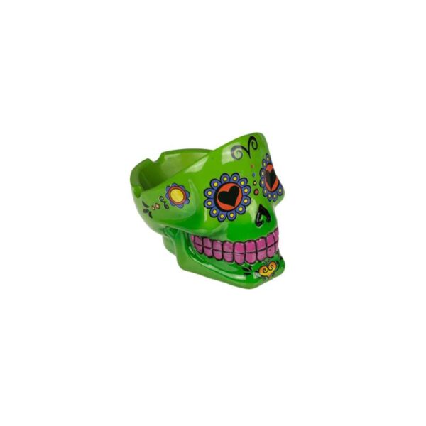 cenicero-de-resina-calavera-mexicana-verde.jpg CENICERO DE CALAVERA MEXICANA VARIOS COLORES