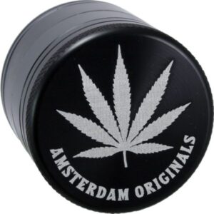 Grinder Amsterdam Originals  hoja color negro 4 partes