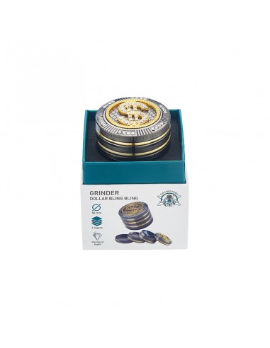 Grinder Bling Bling de 4 Partes - Dólar - 50mm