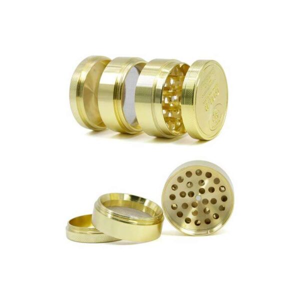 Grinder de 4 partes GOLD The World Over 40mm