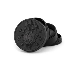 GRINDER NEGRO MATE PSILOCIBE 50 MM RELIEVE 3D
