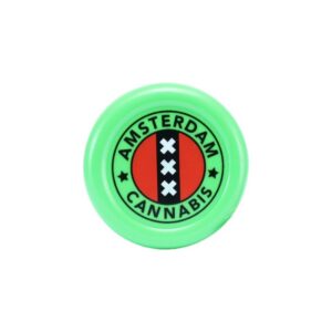 GRINDER VERDE ESCUDO AMSTERDAM CANNABIS