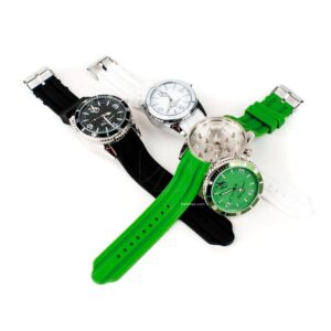 Reloj Pulsera grinder con correa de silicona BLANCO