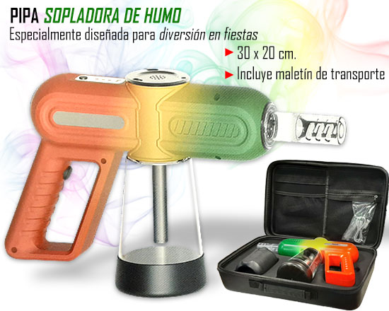 vaporizador fiesta tricolor maletin transporte