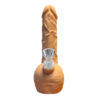pene1.jpg Pene Blanco Bong de Silicona 20cm